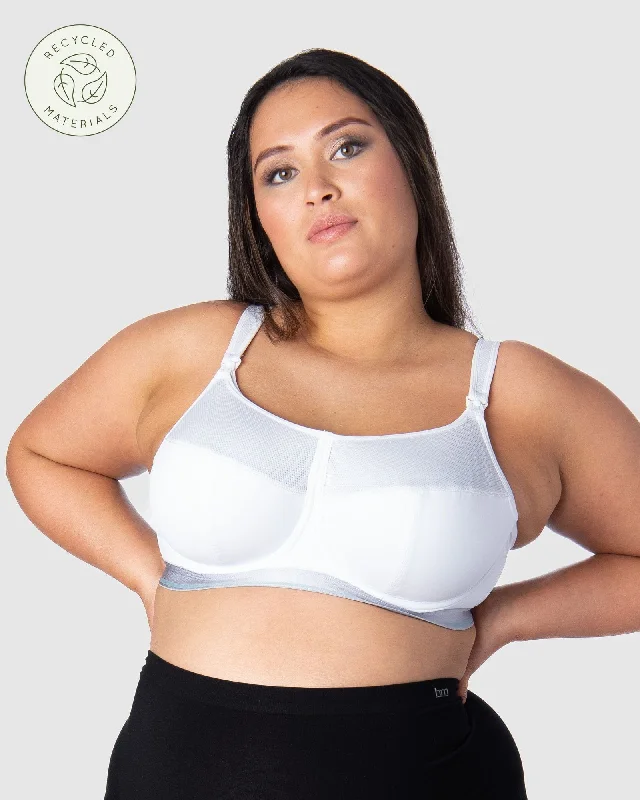 Midnight Sale REACTIVATE WHITE NURSING BRA - FLEXI UNDERWIRE