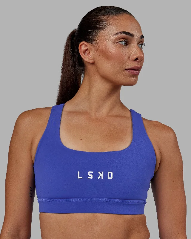 Clearance Sale Rep Sports Bra - Power Cobalt-White