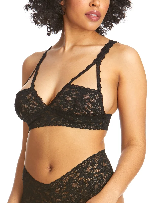 Instant Deal &oh™ Retro Lace Half Cup Bralette