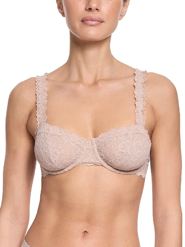 Deep Discounts Signature Lace Balconette Bra Chai