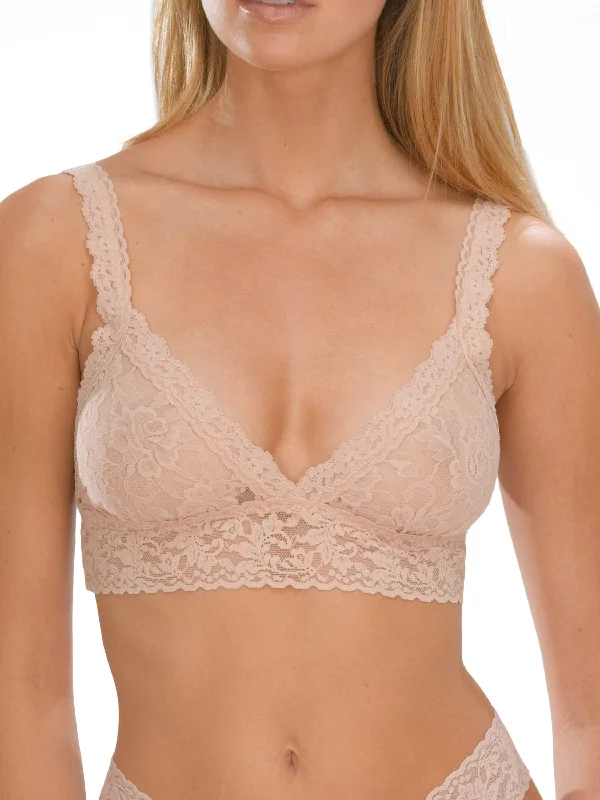 Huge Savings Signature Lace Crossover Bralette Chai