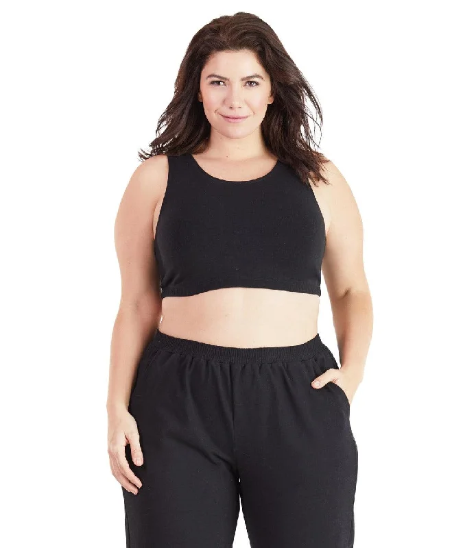 New Markdowns Stretch Naturals Scoop Neck Bra Top Basic Colors