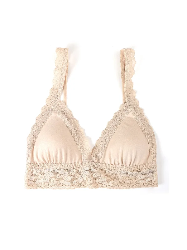 Deal Alert Supima® Cotton Padded Bralette Chai