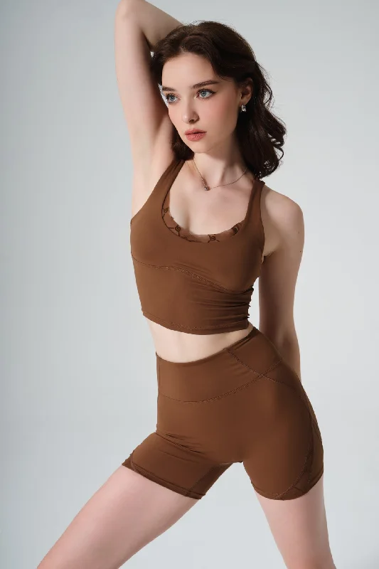 Great Deal Sylvie Monogram Bra - Gingerbread