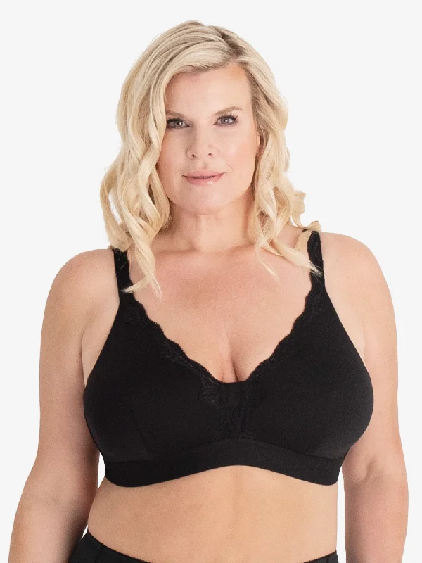 Act Now The Lucille - Microfiber Lace Trim Bralette