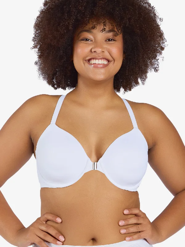 Incredible Offers The Luna - Front-Closure Racerback Power Mesh Bra