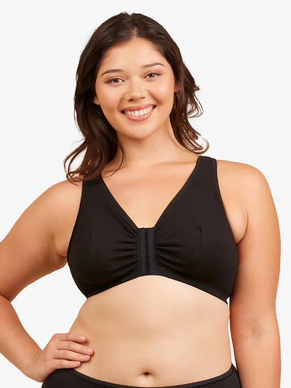 Best Deals The Meryl - Cotton Front-Closure Comfort & Sleep Bra
