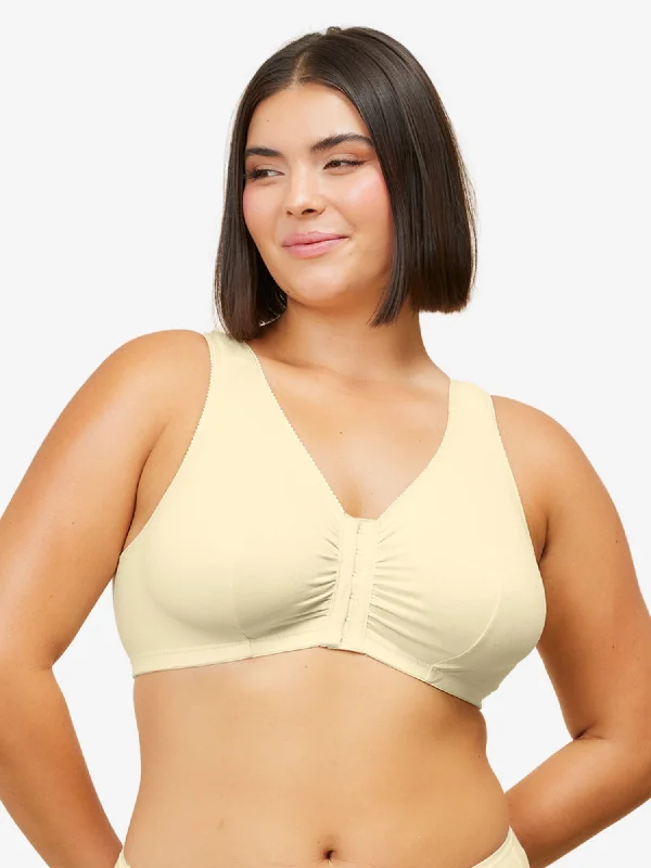 Price Rollback The Meryl - Cotton Front-Closure Comfort & Sleep Bra