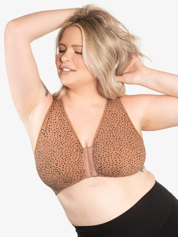 Extra Savings The Meryl - Cotton Front-Closure Comfort & Sleep Bra