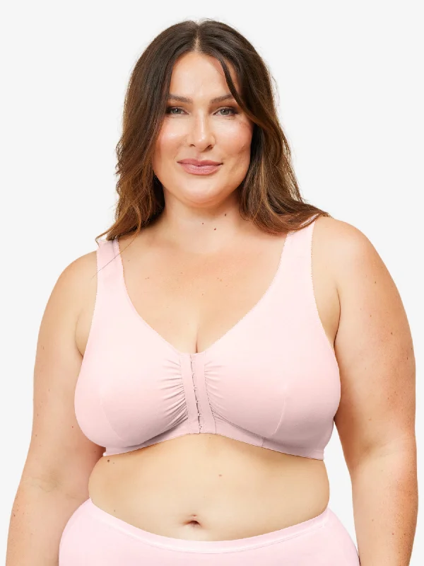 Best Bargains The Meryl - Cotton Front-Closure Comfort & Sleep Bra