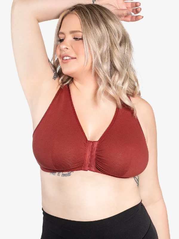 Discount Days The Meryl - Cotton Front-Closure Comfort & Sleep Bra
