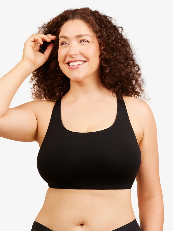 Clearance Event The Serena - Cotton Wirefree Sports Bra