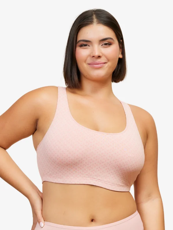 Special Discount The Serena - Cotton Wirefree Sports Bra