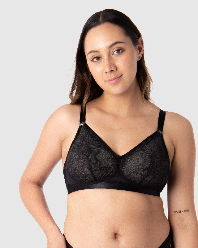 Buy More, Save More TRUE LUXE BLACK MULTIFIT BRA - WIREFREE