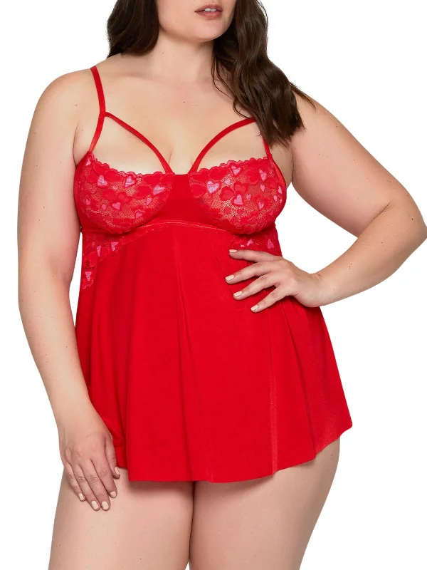 Act Fast Women's Valerie Plus Size Babydoll