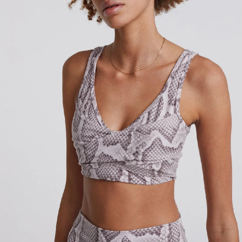 Price Meltdown Let's Move Kellam Bra - Alabaster Python