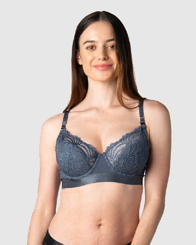 Year-End Clearance WARRIOR DEMI SLATE NURSING BRA - FLEXI UNDERWIRE
