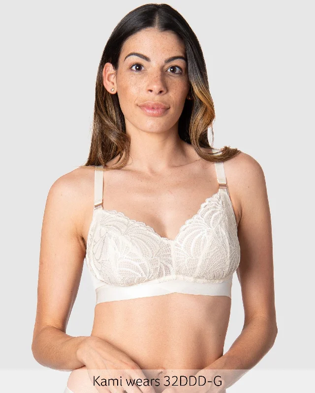 Weekend Savings Spectacular WARRIOR SOFT CUP IVORY MULTIFIT NURSING BRA - WIREFREE