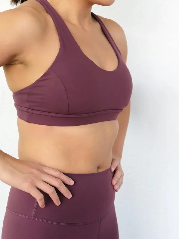 Exclusive Offer Weave Out Sports Bra in Maroon (only XXS & XS left)